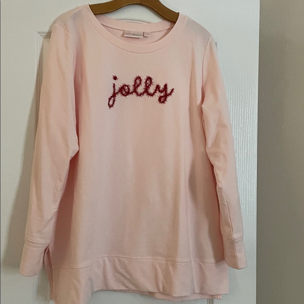 Belle by Kim Gravel Light Pink Top